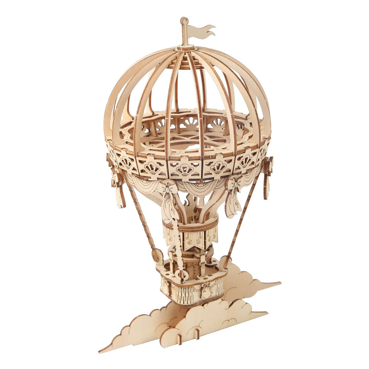 Rolife Hot Air Balloon Wooden 3D Puzzle Kit