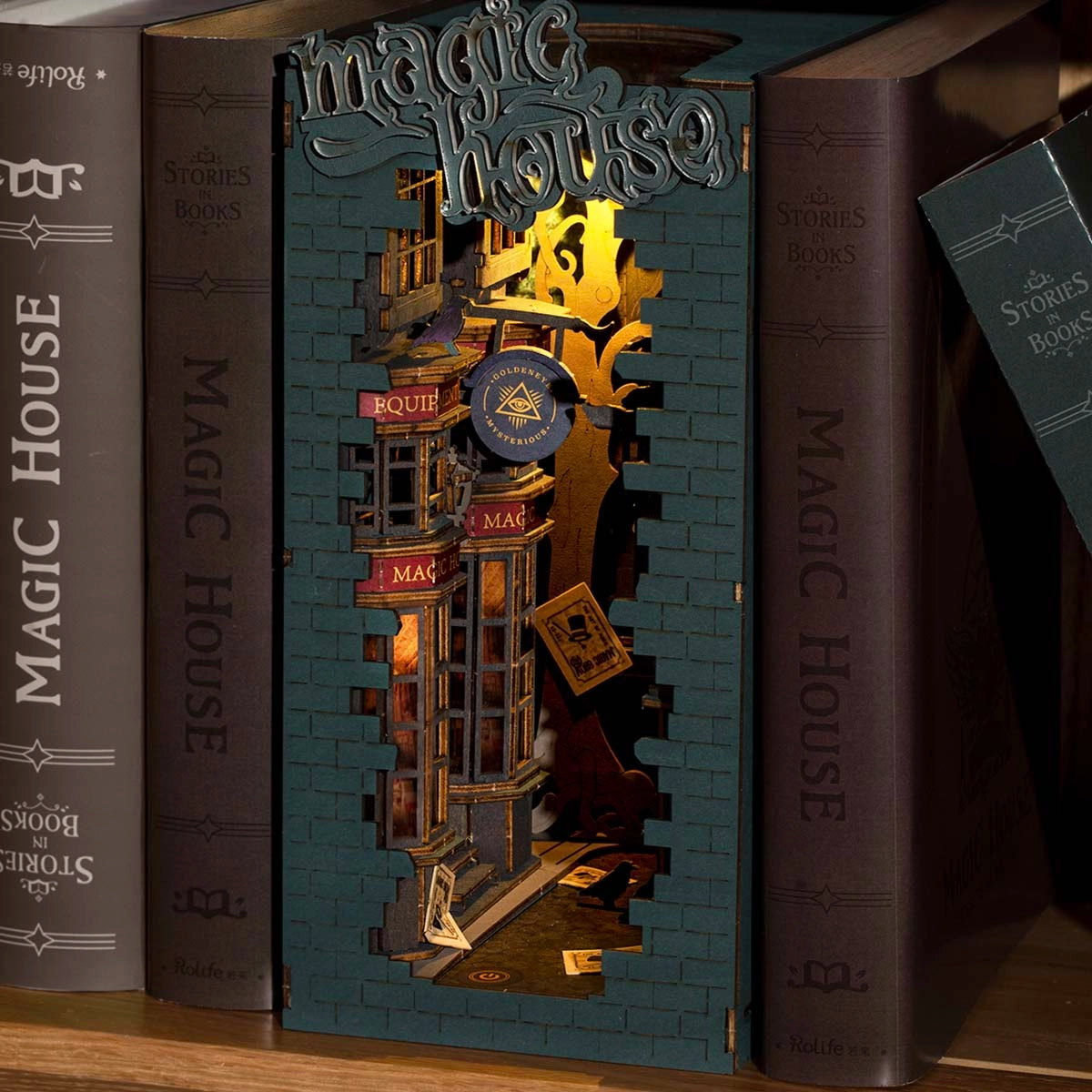Rolife Magic House Book Nook Shelf Insert Kit