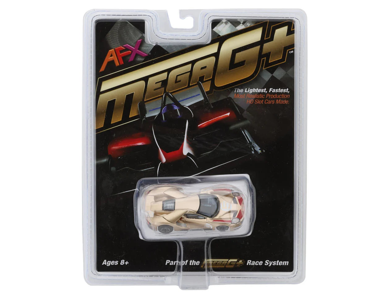 AFX Ford GT Heritage #5 HO Slot Car (Gold) (LWB) (Mega G+)