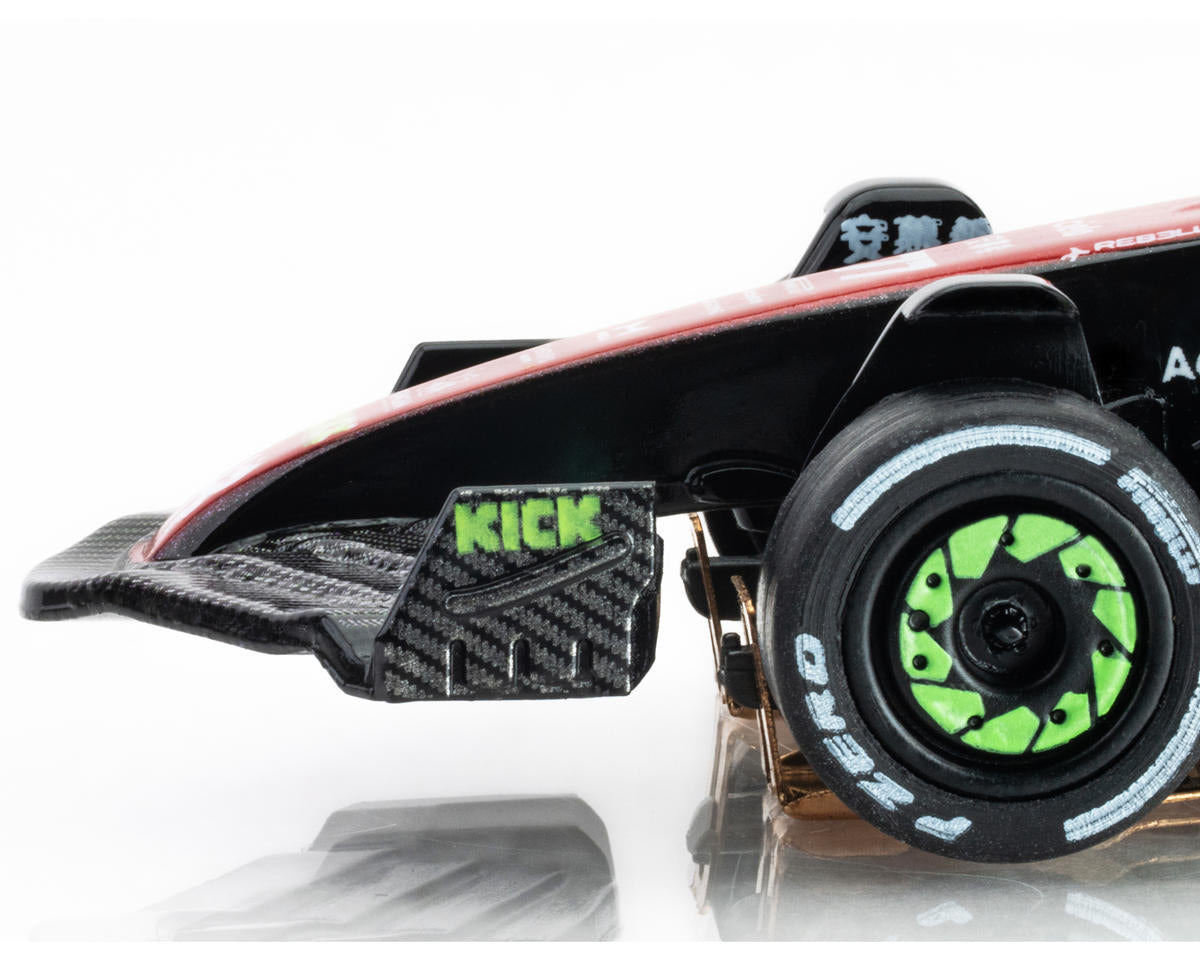 AFX Alfa Romeo 2023 F1 Spa HO Scale Slot Car (Green/Red) (LWB) (Mega G+) (Limited Edition)