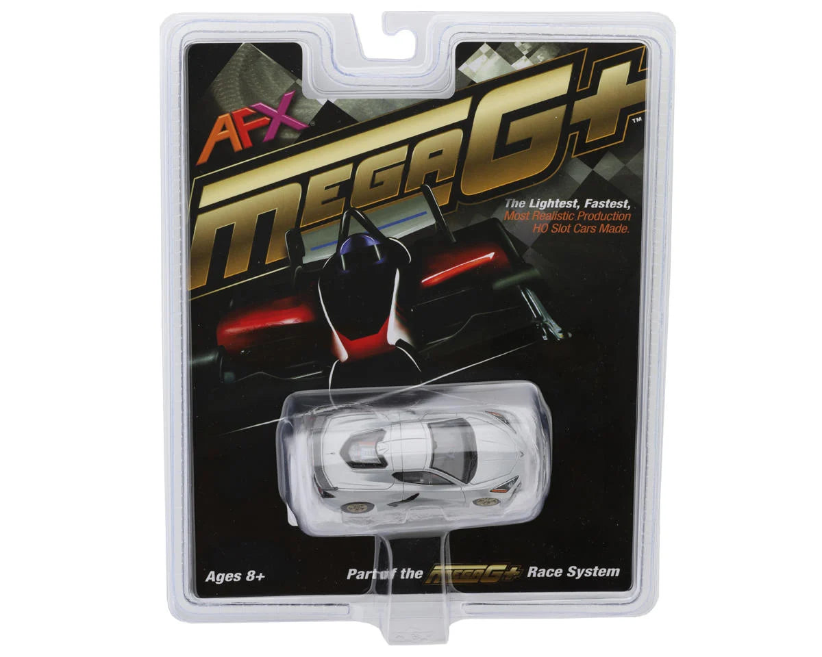 AFX Corvette C8 Riptide HO Slot Car (Silver) (LWB) (Mega G+)
