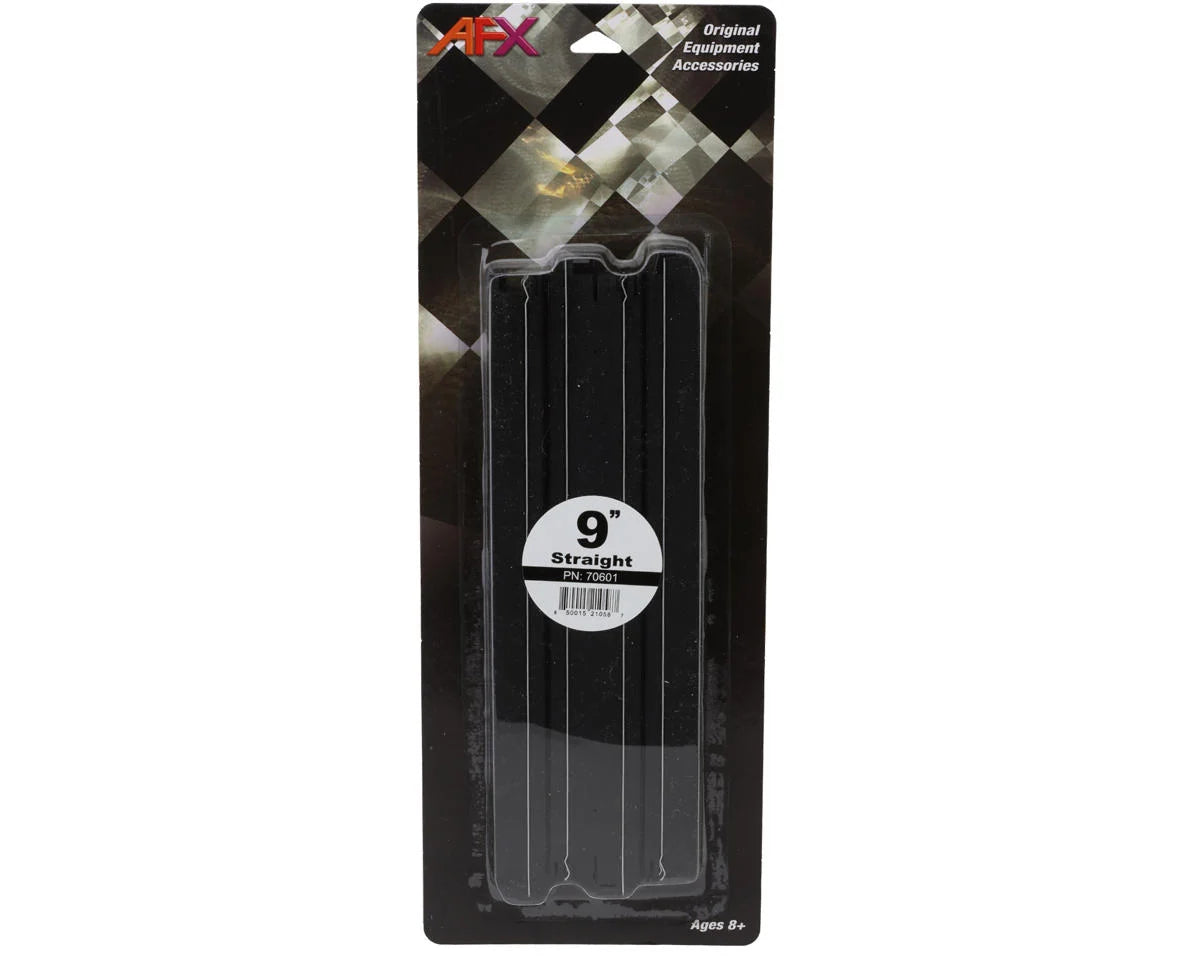 AFX 9" Straight Slot Car Track Expansion Pieces (2)