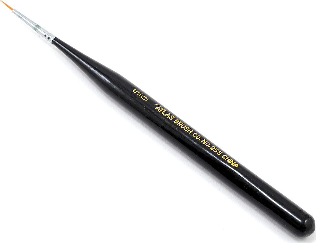 Atlas Brush Golden Taklon 5/0 Ultra Mini Brush