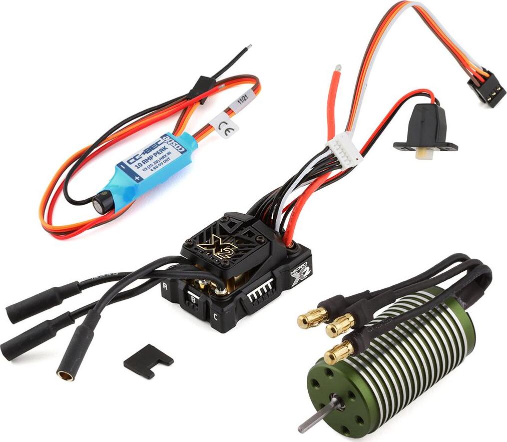 Castle Creations Mamba Micro X2 Waterproof 1/18th Scale Brushless Combo (5300Kv)
