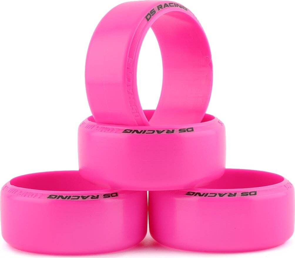 DS Racing Competition III Slick Drift Tires (Pink) (4) (LF-3)
