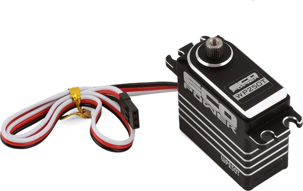 EcoPower WP250T Brushless Waterproof High Torque Metal Gear Servo (High Voltage)