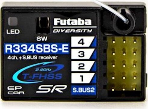 Futaba R334SBS-E T-FHSS SR S.Bus2 4-Channel 2.4GHz Receiver