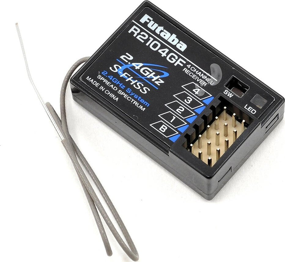Futaba R2104GF S-FHSS High Voltage 4-Channel 2.4Ghz Receiver