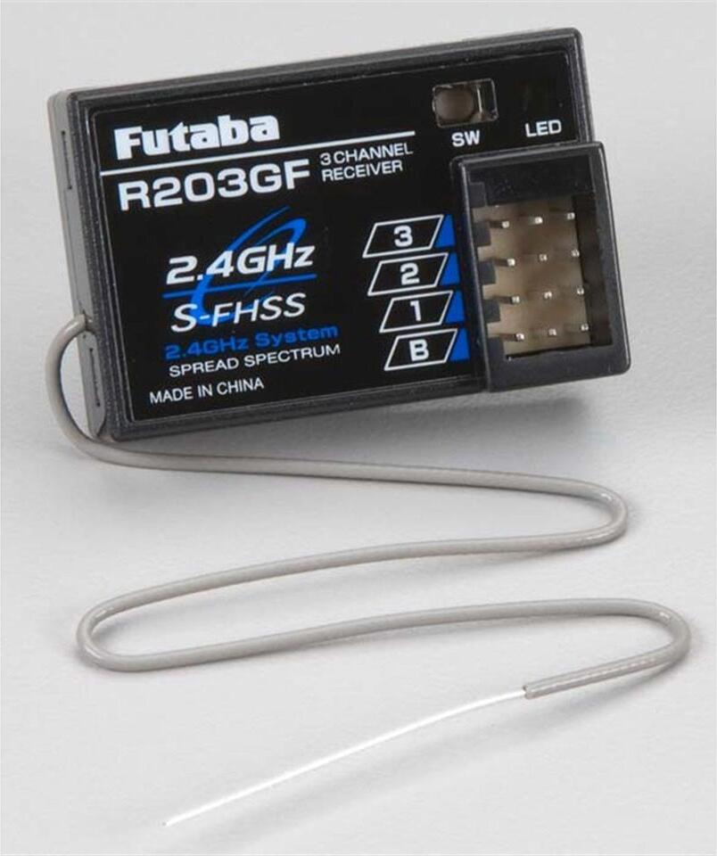Futaba R203GF S-FHSS 3-Channel 2.4GHz Receiver