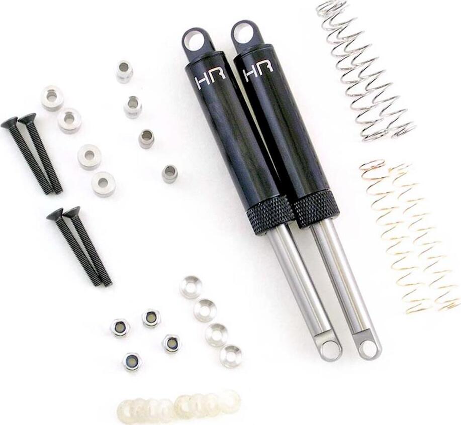 Hot Racing 100mm Internal Spring Air Shocks (Black) (2)