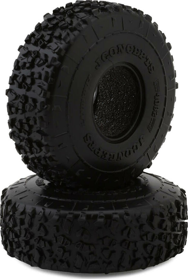 JConcepts Landmines 1.0" Micro Crawler Tires (2) (63mm OD) (Green)