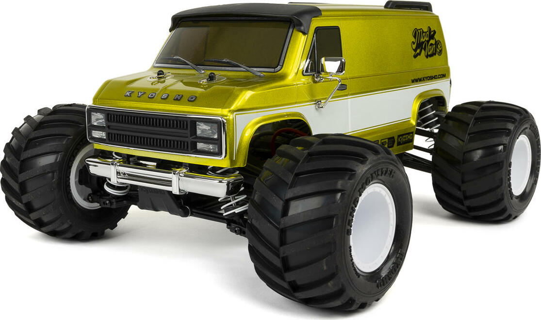 Kyosho Fazer Mk2 Mad Van VE 1/10 4WD Readyset Brushless Monster Truck (Yellow)