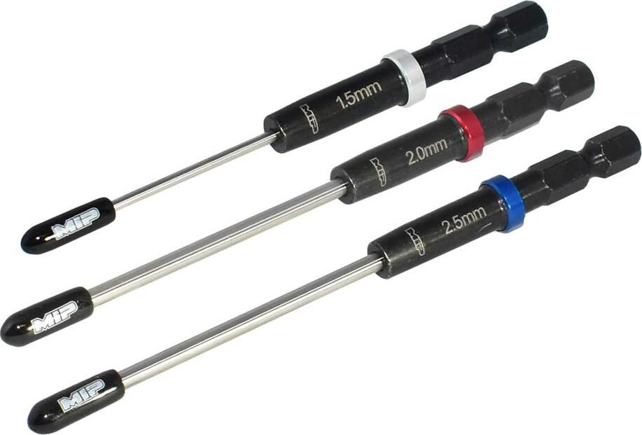 MIP Gen 2 Speed Tip Hex Driver Power Tool Tip Set (Metric) (1.5, 2.0 and 2.5mm)