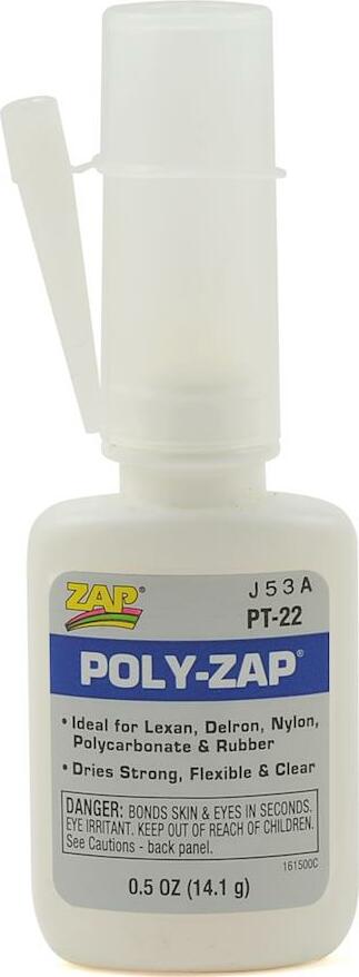 Pacer Technology Poly Zap Glue (0.5oz)