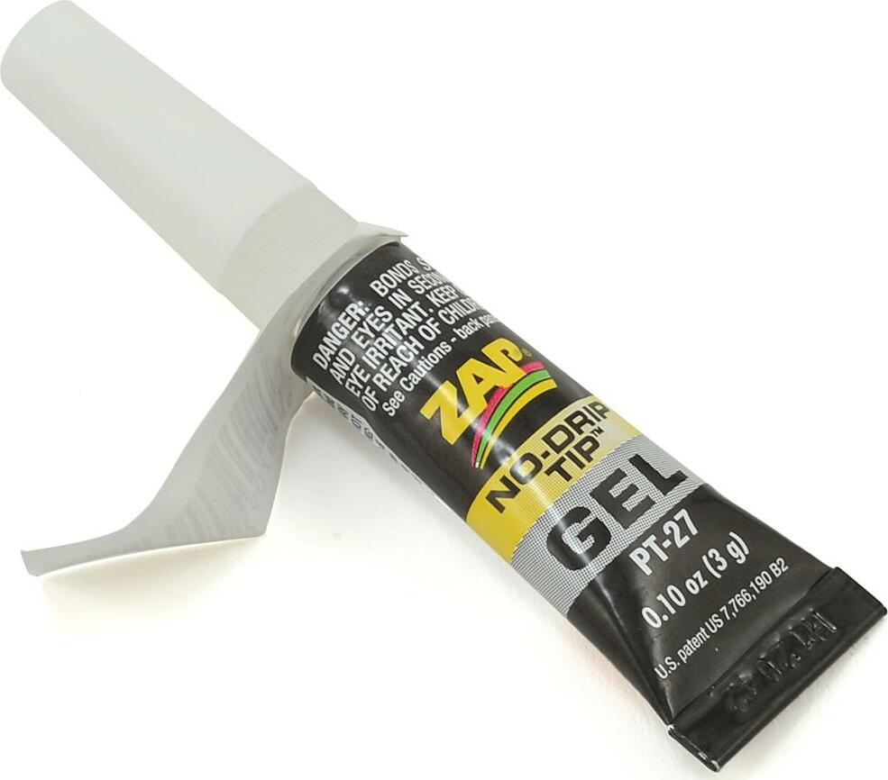 Pacer Technology Zap Gel Glue Tube (3g)