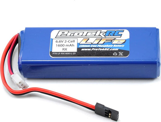 ProTek RC LiFe Mugen/AE/8ight-X Receiver Battery Pack (6.6V/1600mAh)