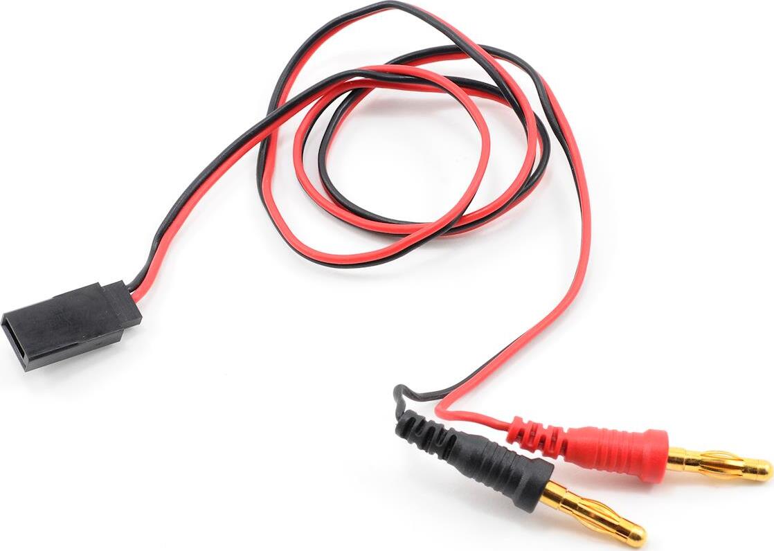 ProTek RC Receiver Charge Lead (Futaba Female to 4mm Banana Plugs)