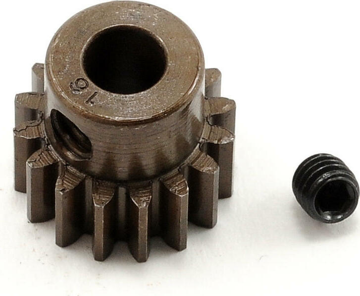 Robinson Racing Extra Hard Steel .8 Mod Pinion Gear with 5mm Bore (16T)