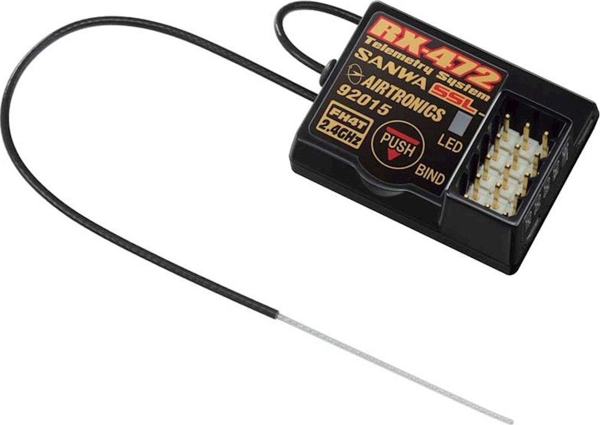 Sanwa/Airtronics RX-472 2.4GHz FH4T 4-Channel Receiver