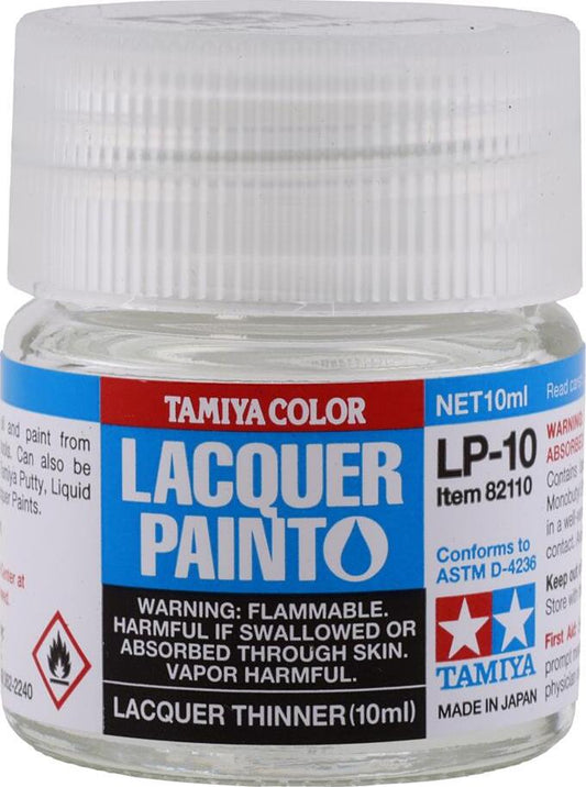 Tamiya LP-10 Lacquer Thinner Lacquer Paint (10ml)