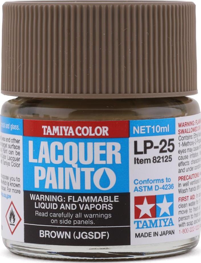 Tamiya LP-25 Brown Lacquer Paint (JGSDF) (10ml)