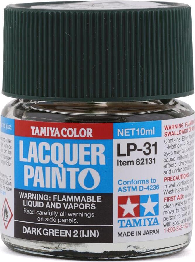 Tamiya LP-31 IJN Dark Green 2 Lacquer Paint (10ml)
