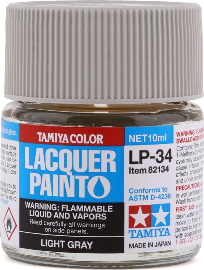 Tamiya LP-34 Light Grey Lacquer Paint (10ml)