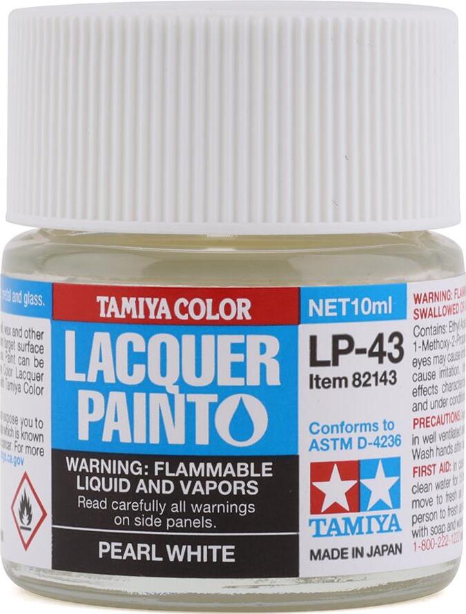 Tamiya LP-43 Pearl White Lacquer Paint (10ml)