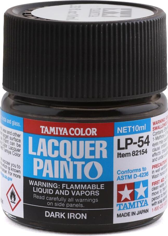 Tamiya LP-54 Dark Iron Lacquer Paint (10ml)