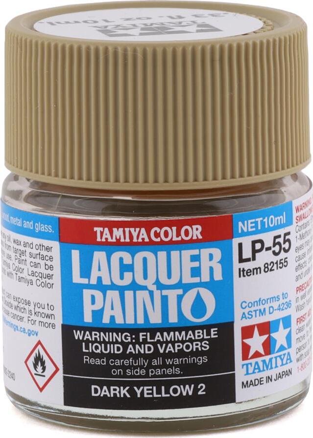 Tamiya LP-55 Dark Yellow 2 Lacquer Paint (10ml)