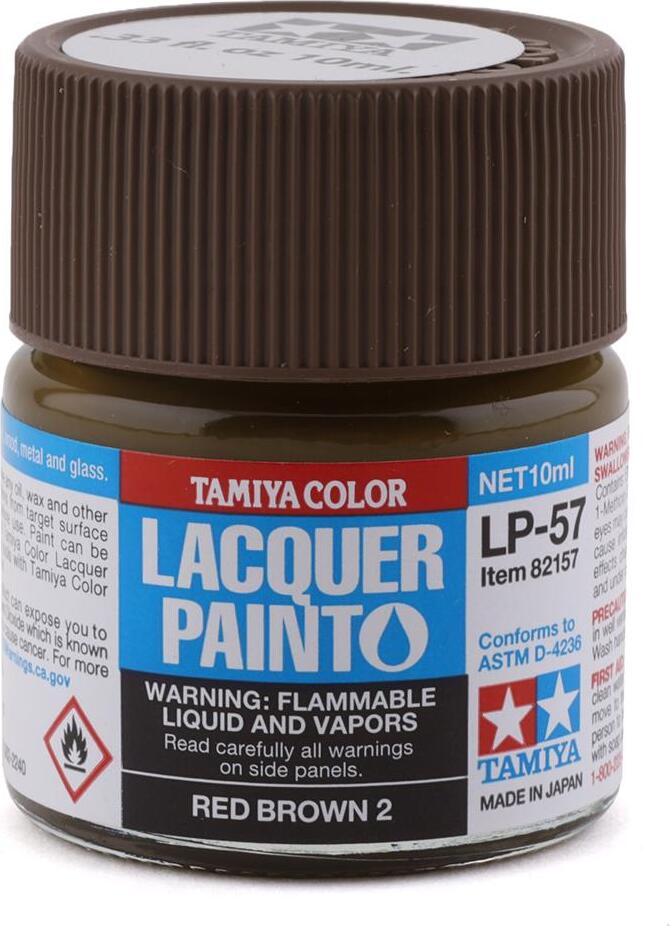 Tamiya LP-57 Red Brown 2 Lacquer Paint (10ml)