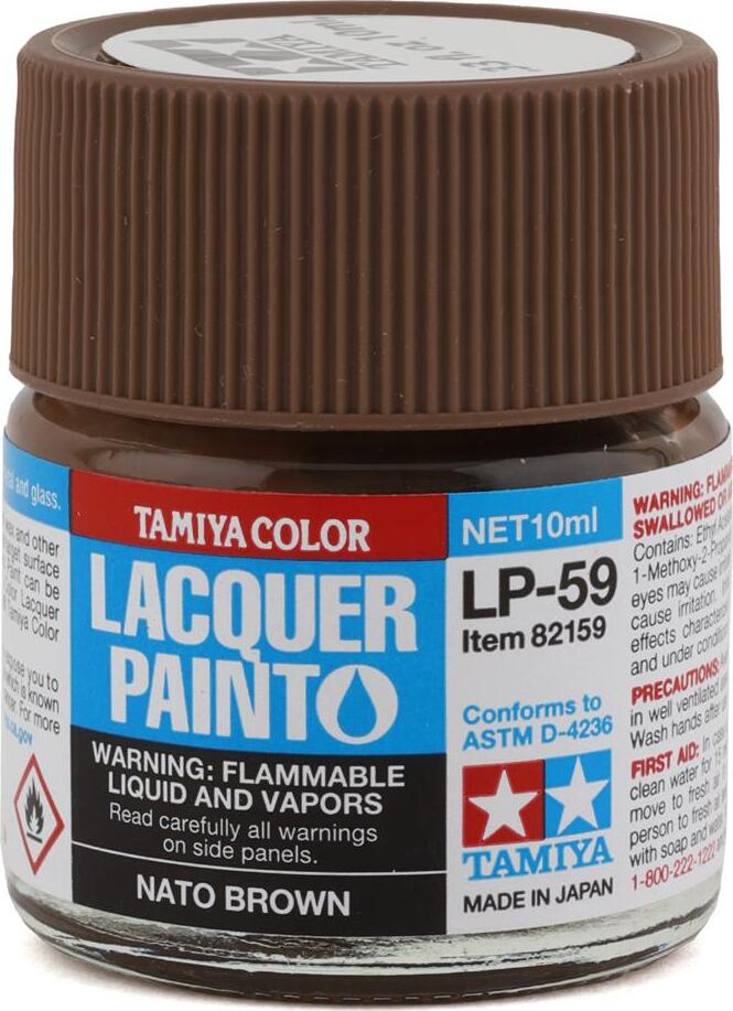 Tamiya LP-59 NATO Brown Lacquer Paint (10ml)