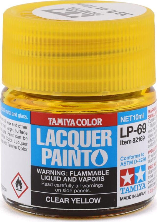 Tamiya LP-69 Clear Yellow Lacquer Paint (10ml)