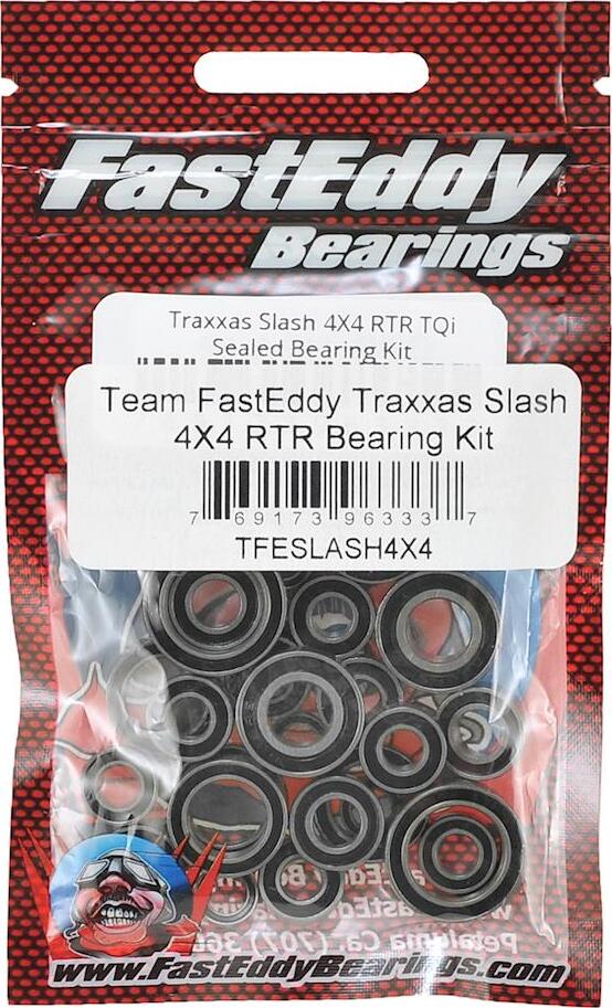 FastEddy Traxxas Slash 4X4 RTR TQi Bearing Kit