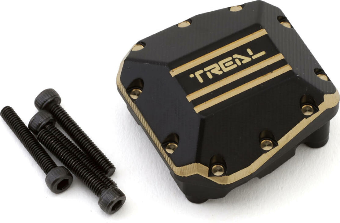 Treal Hobby Axial SCX10 III Brass Differential Cover (55g) (Straight Axle)