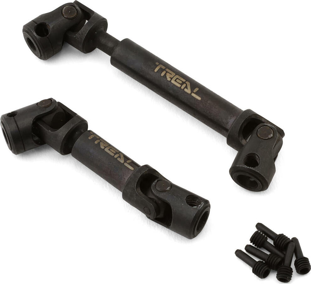 Treal Hobby Heavy Duty Steel Center Slider Driveshaft Set for Traxxas TRX-4M