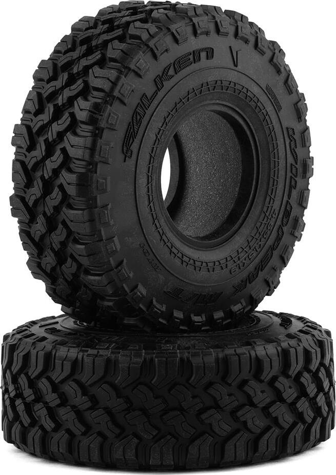 Vanquish Products Falken Wildpeak M/T 1.9" Rock Crawler Tires (2) (Red)