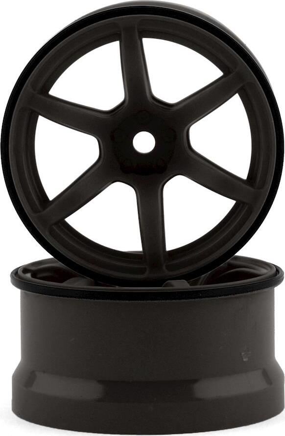 Yokomo 12mm Hex Racing Performer High Traction RWD Drift Wheels (Titanium) (2)