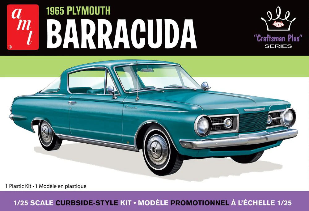 AMT 1/25 1965 Plymouth Barracuda Craftsman Plus Model Kit (New Tool)