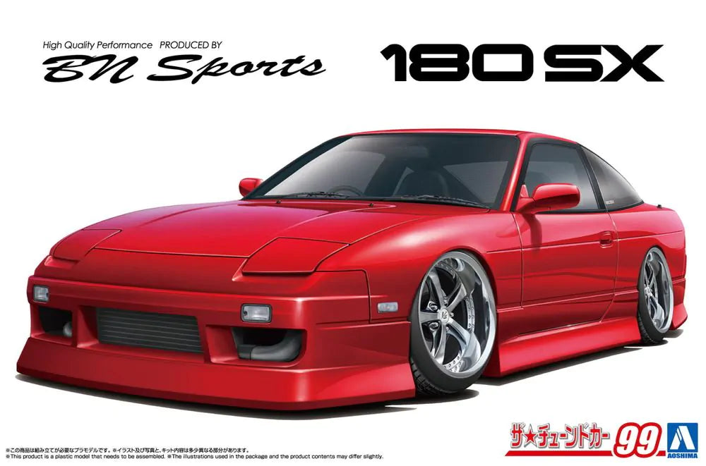 Aoshima 1/24 Tuned Car #99 Nissan BN Sports RPS13 180SX '96 Ver.1 Model Kit