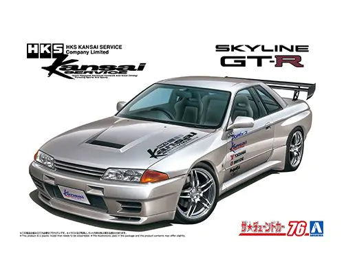 Aoshima 1/24 HKS Kansai BNR32 Skyline GT-R 90 Model Kit