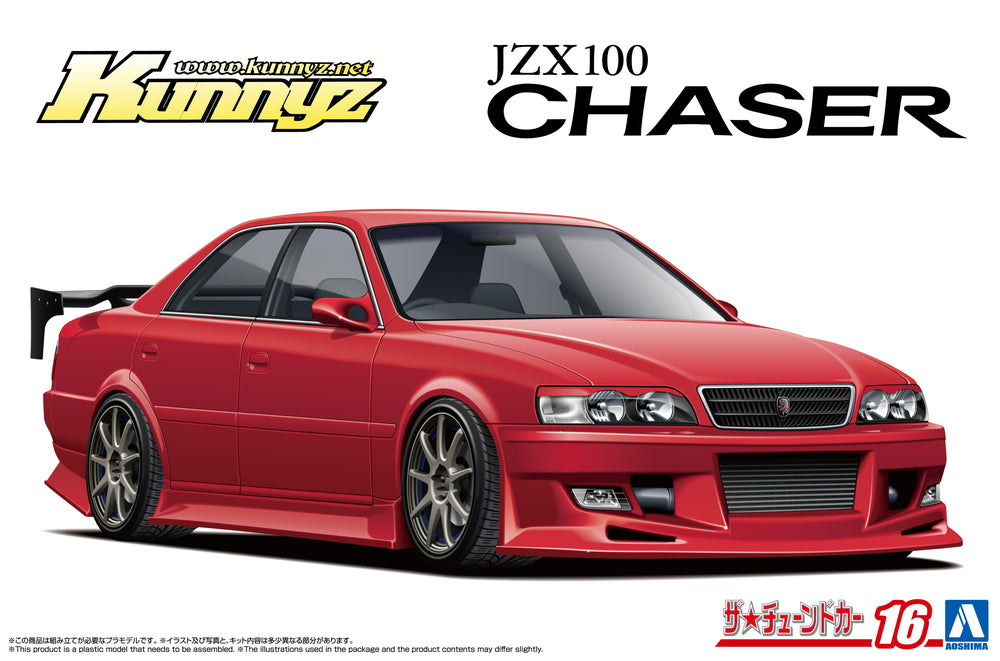 Aoshima 1/24 Kunny'z Toyota JZX100 Chaser Tourer V '98 Model Kit