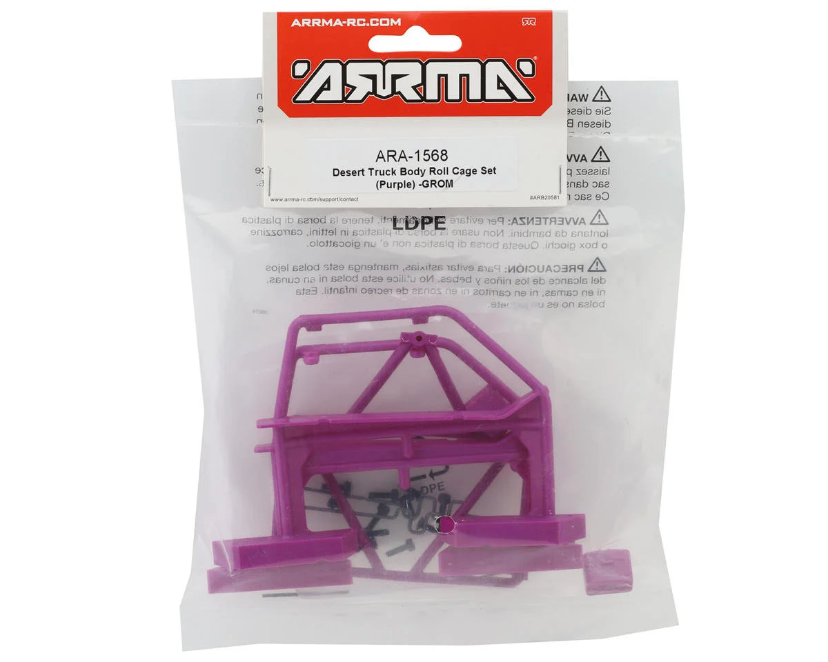 Arrma Mojave Grom Body Roll Cage Set (Purple)