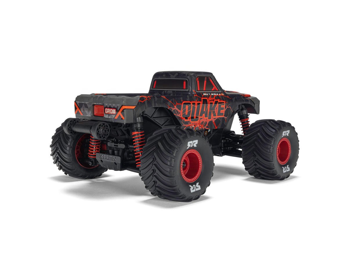 Arrma Quake Grom 4x4 1/16 RTR Brushed Monster Truck (Red)