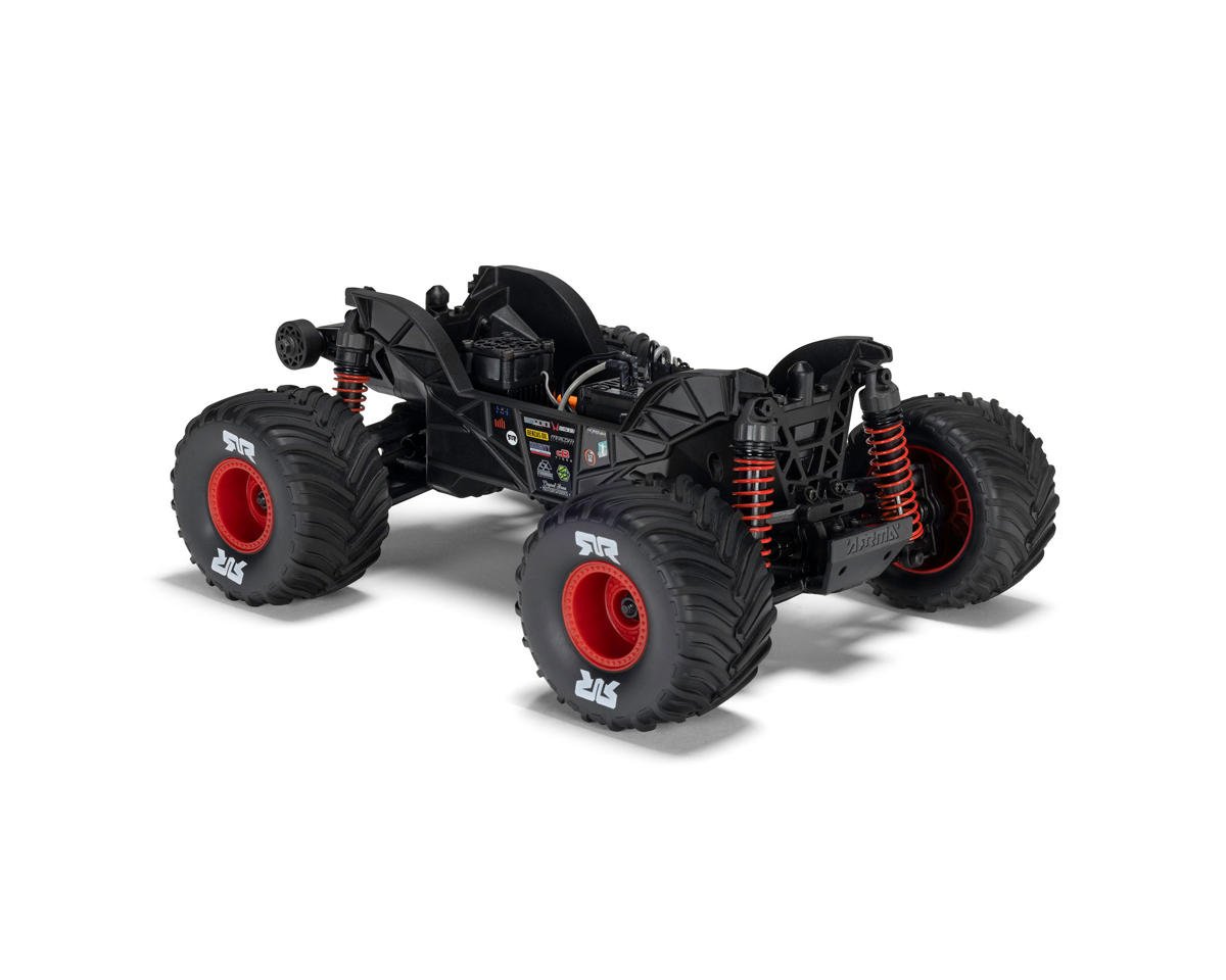 Arrma Quake Grom 4x4 1/16 RTR Brushed Monster Truck (Red)