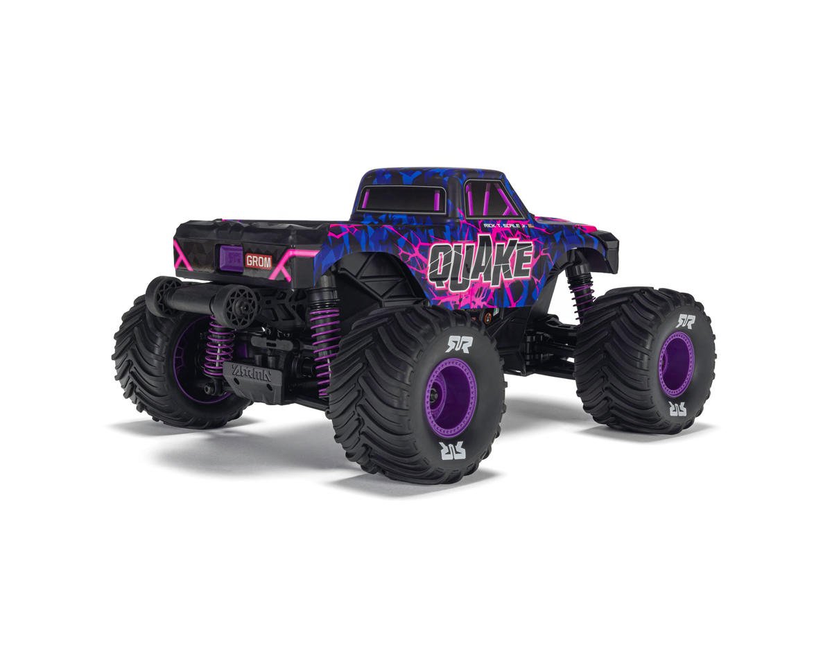 Arrma Quake Grom 4x4 1/16 RTR Brushed Monster Truck (Purple)