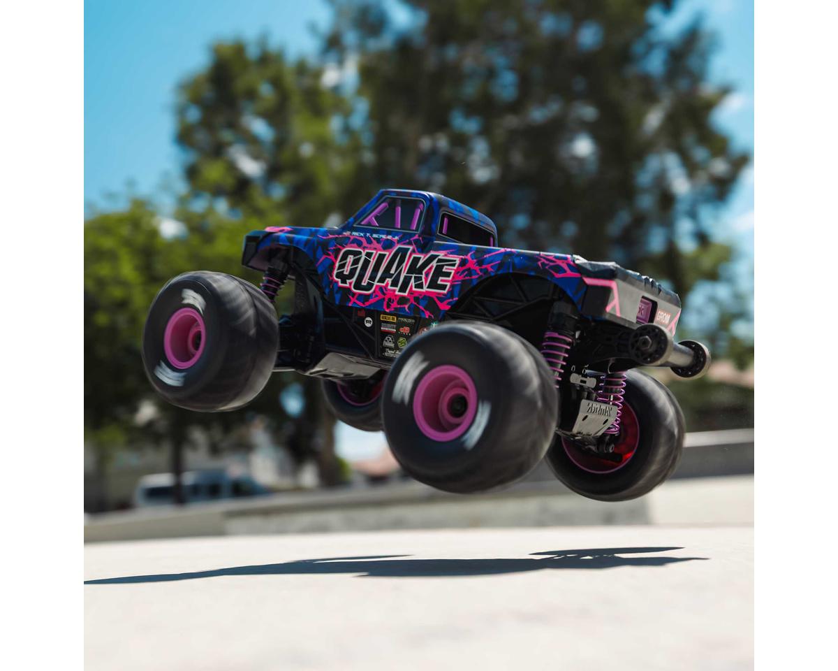 Arrma Quake Grom 4x4 1/16 RTR Brushed Monster Truck (Purple)