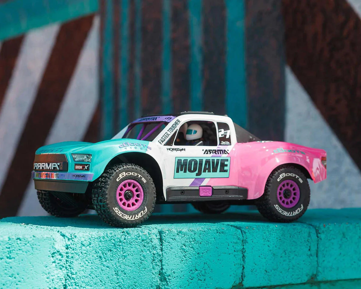 MOJAVE GROM 223S BLX Brushless 4X4 Small Scale Desert Truck RTR with DSC (Battery & Charger included), Teal