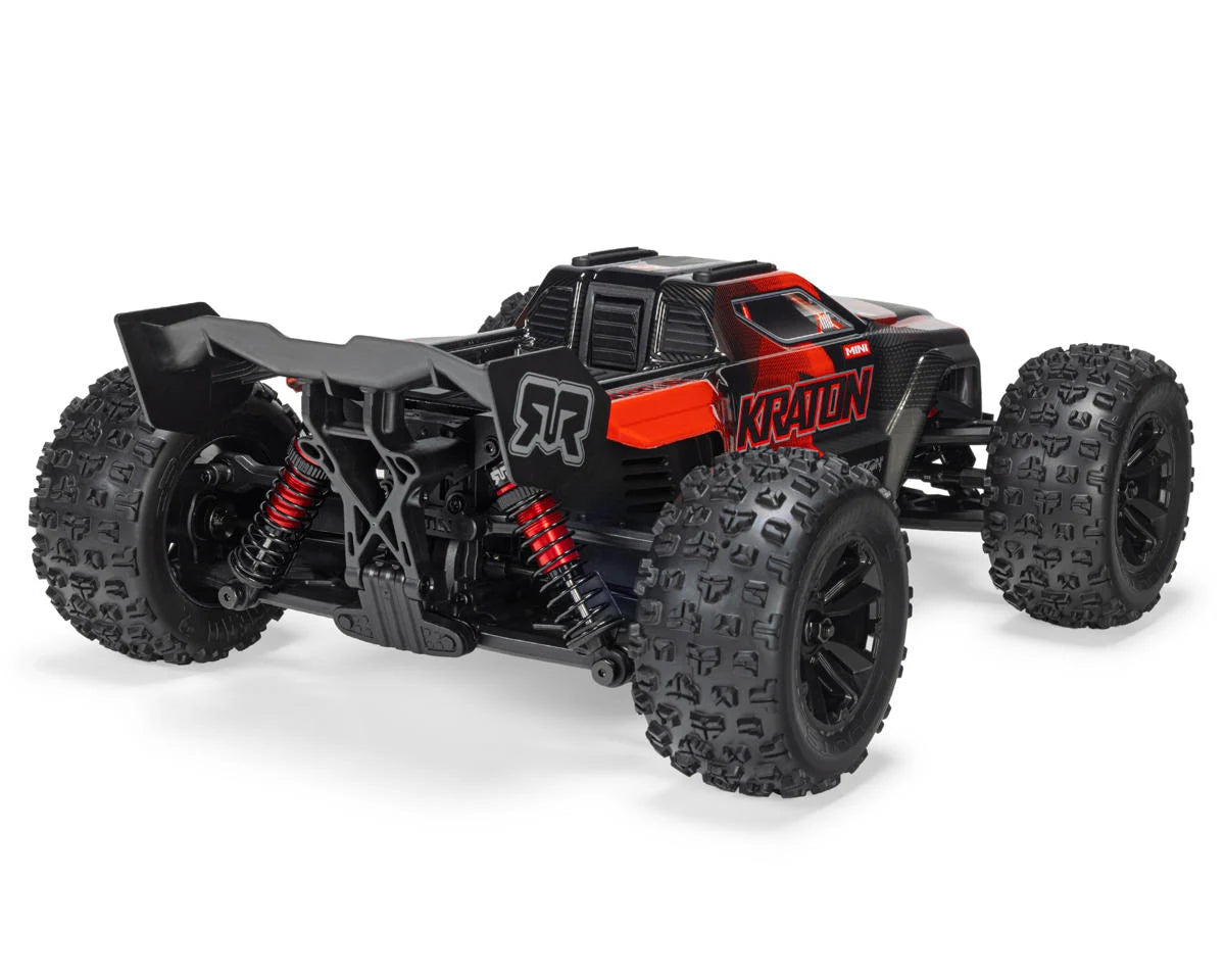 Arrma Mini Kraton 3S BLX 4X4 1/16 RTR Brushless Speed Monster Truck (Black/Red)