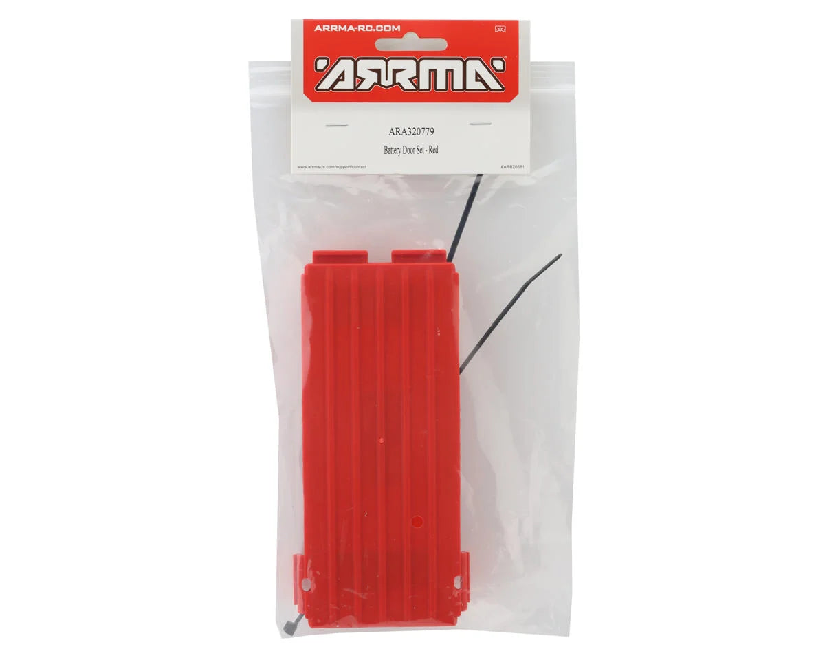 Arrma Battery Door Set (Red)